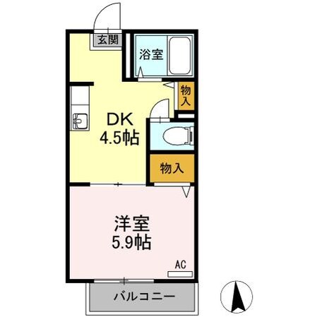 ビブレ２１の物件間取画像